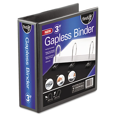 Snap-N-Store FT07073 find It Gapless Loop Ring View Binder