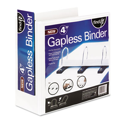 Snap-N-Store SNS01703 find It Gapless Loop Ring View Binder