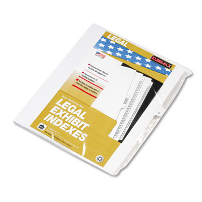 Kleer-Fax 80011 80000 Series Alpha Side Tab Legal Index Divider