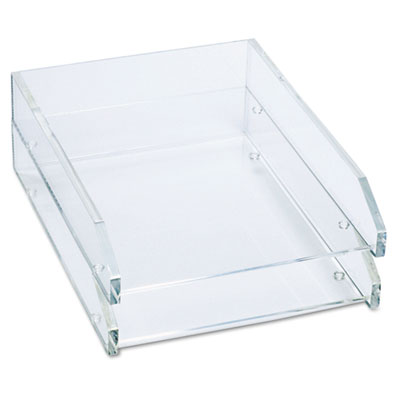 Kantek AD15 Clear Acrylic Letter Tray