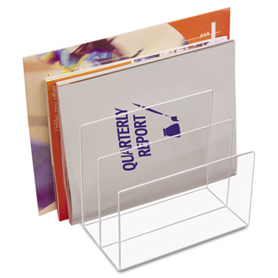 Kantek AD45 Clear Acrylic Desk File