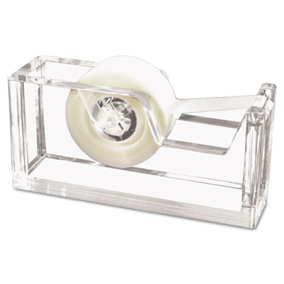 Kantek AD60 Clear Acrylic Tape Dispenser