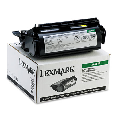 Lexmark 12A5845 Black Toner Cartridge