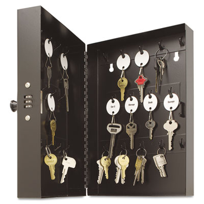 Mmf 201202804 SteelMaster Hook-Style Key Cabinet