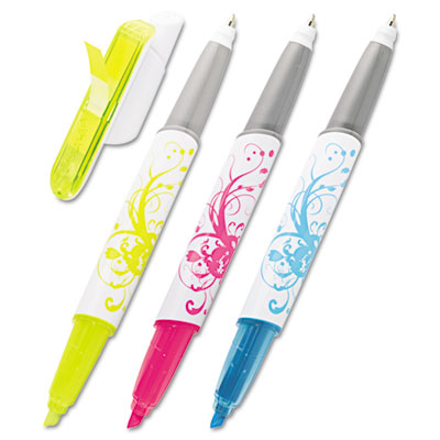 3M 691HLP3 Post-it Flag+ Writing Tools Flag + Highlighter and Pen
