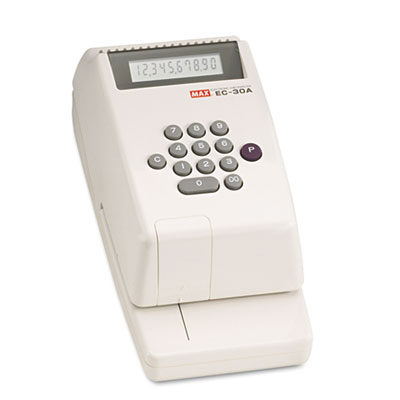 Max EC30A Electronic Checkwriter