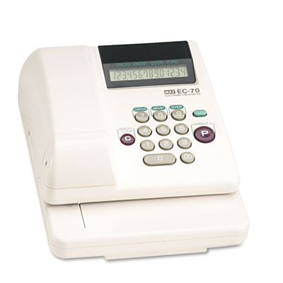 Max EC70 Electronic Checkwriter
