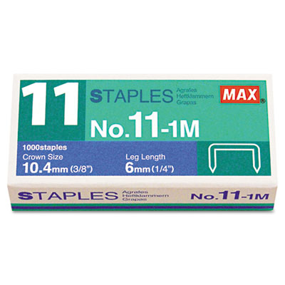 Max NO111M No. 11 Mini Staples