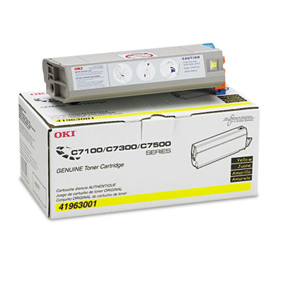 Okidata 41963001 Yellow Toner (Type C4) Cartridge