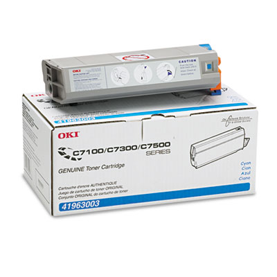 Okidata 41963003 Cyan Toner (Type C4) Cartridge