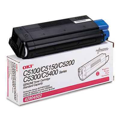 Okidata 42804502 Magenta Toner (Type C6) Cartridge