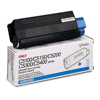 Okidata 42804503 Cyan Toner (Type C6) Cartridge