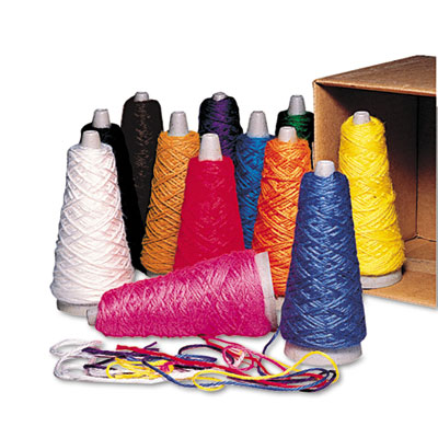 Pacon 00590 Trait-tex Double Weight Yarn Cones