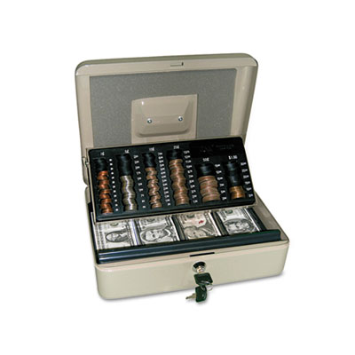 PM 04967 Company 3-in-1 Cash-Change-Storage Security Box