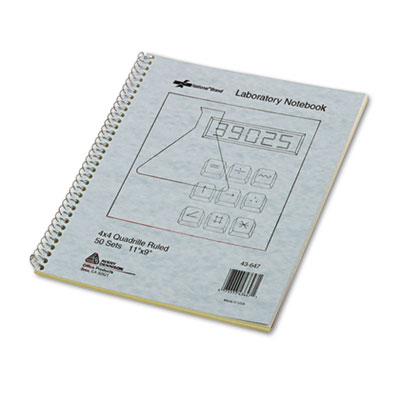 Rediform 43647 National Brand Duplicate Laboratory Notebooks