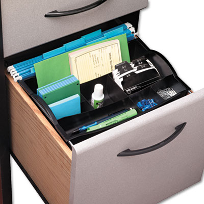 Rubbermaid 11916ROS Plastic Hanging Drawer Organizer