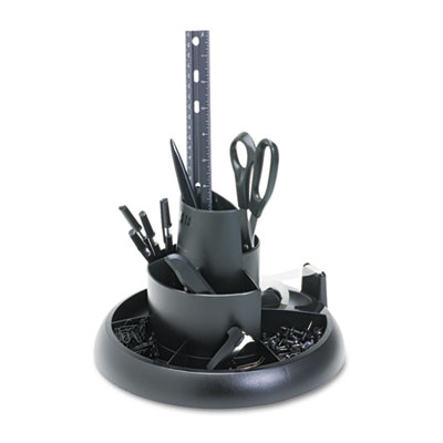 Rubbermaid 25001 Rotary Desk Supplies Organizer
