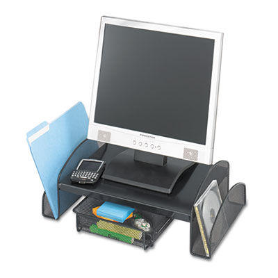 Safco 2159BL Onyx Mesh Monitor Stand