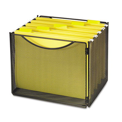 Safco 2170BL Onyx Desktop Box File