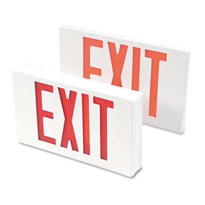 Tatco 07230 LED Exit Sign with Battery Back-Up