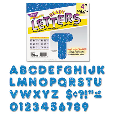 TREND T1617 Ready Letters Sparkles Letter Set