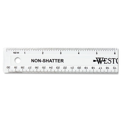 Acme United 13862 Westcott Non-Shatter Flexible Ruler