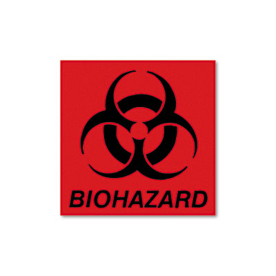 Rubbermaid BP1 Labels