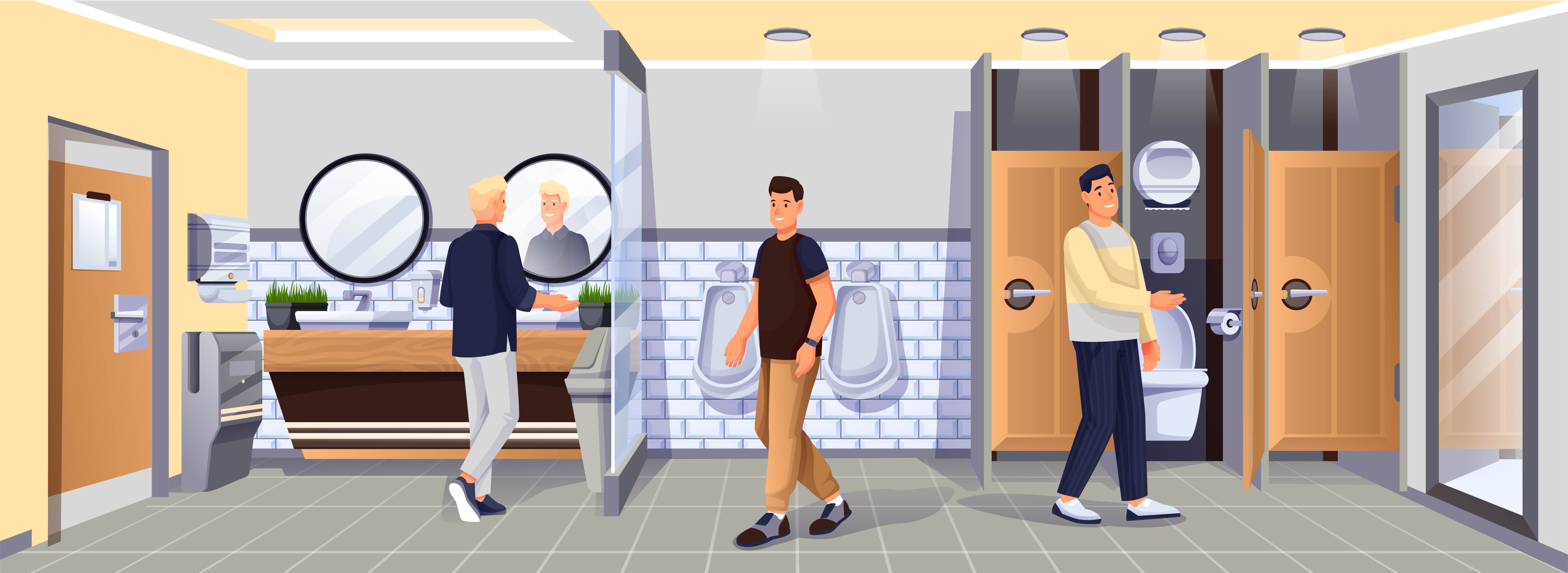 Hardwound paper towels in commercial restrooms