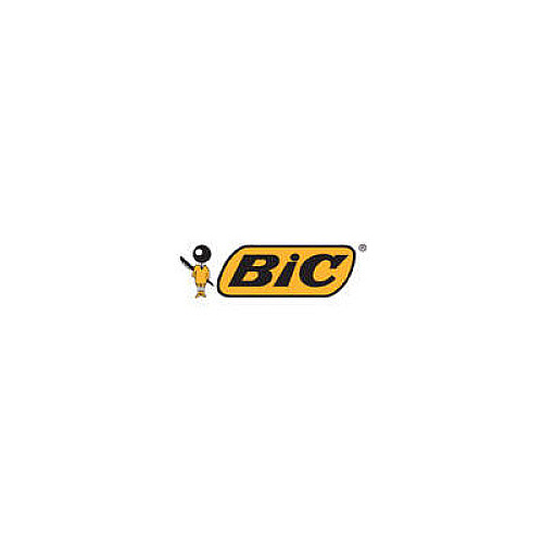 BIC Ecolutions Round Stic Ballpoint Pen Value Pack, Stick, Medium 1 mm, Black Ink, Clear Barrel, 50/Pack (GSME509BK)