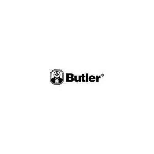 Butler Outdoor Smoker's Receptacle 25" Height x 9" Width - Aluminum, Steel - Gray Granite - 1 Each (44503)