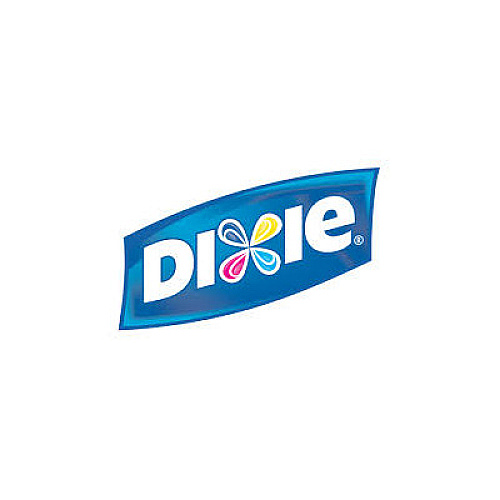 Dixie Ultra Deep Dish Paper Plate, 9.56" dia, Blue/Yellow, 18/Pack (15951)