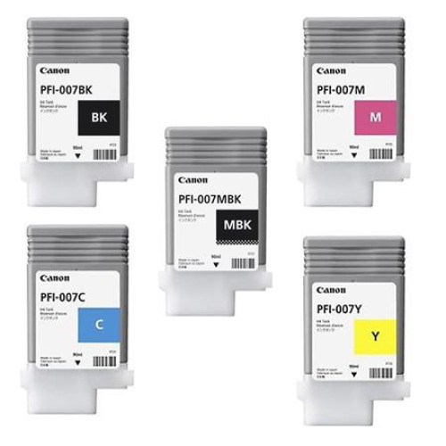 Canon PFI-007 Ink Tank Set