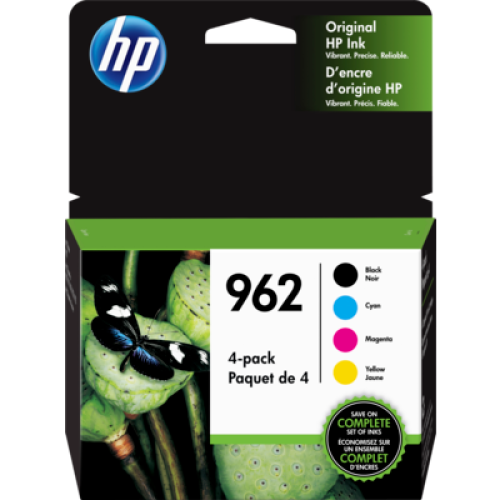 HP 962 4-Pack Ink Cartridges (3YQ25AN)