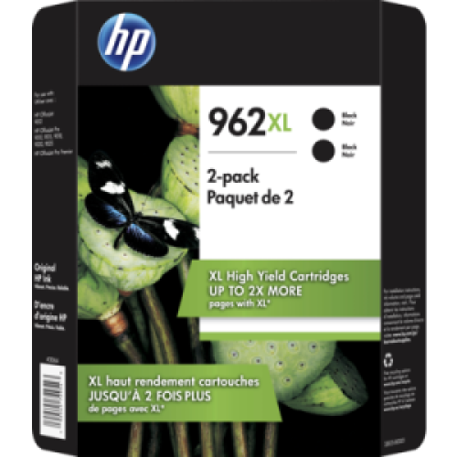 HP 962XL 2-Pack Ink Cartridges (3JB35BN)