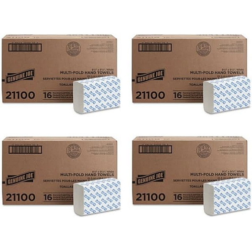 Genuine Joe Multifold Towels (21100) - 4 Pack