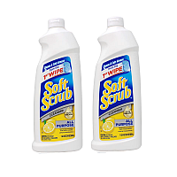 Soft Scrub Cleanser, Lemon, 24 oz-2 pk