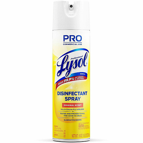 Lysol&reg; Professional Original Disinfectant Spray 19 oz Pallet, 85 Cartons, 1,020 Total