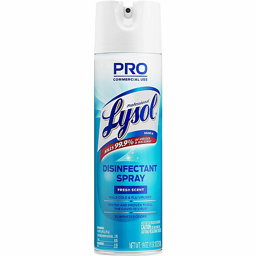 Lysol&reg; Professional Fresh Scent Disinfectant Spray 19 oz Pallet, 85 Cartons, 1,020 Total