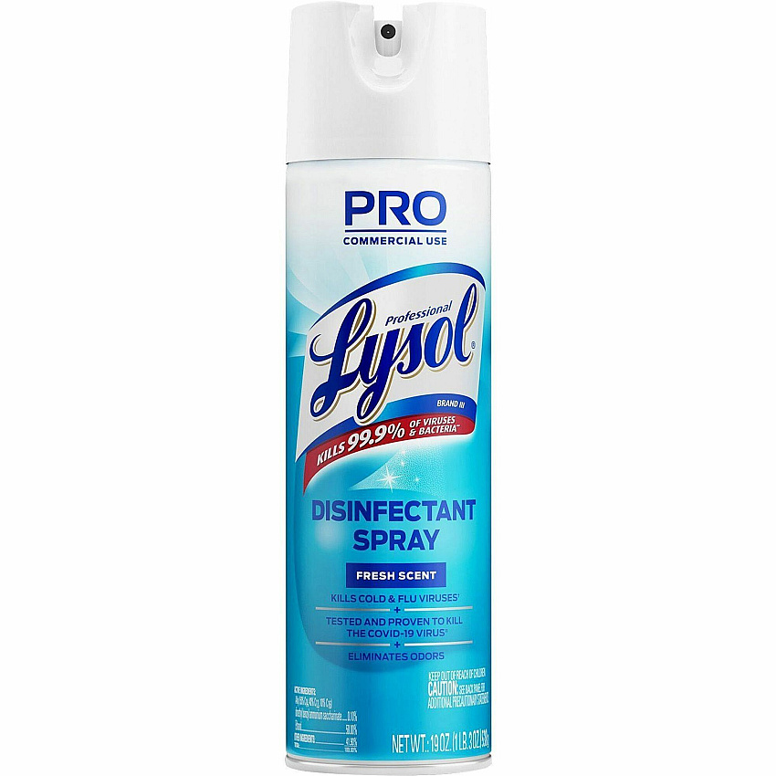 Lysol&reg; Professional Fresh Scent Disinfectant Spray 19 oz Pallet, 85 Cartons, 1,020 Total