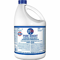 Pure Bright Germicidal Ultra Bleach, 1 gal Bottle, Pallet, 28 Cartons, 168 Total Bottles