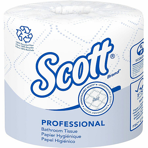 Scott&reg; Standard Roll Toilet Paper (2 Ply SRB), 80 Rolls/Carton, 24 Cartons/Pallet, 1,920 Total Rolls