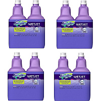 Swiffer WetJet Multi-Surface Cleaner Solution Refill Febreze Lavender 8-Pack