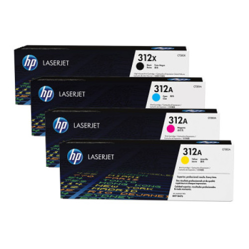 HP 312X Toner Cartridge Bundle