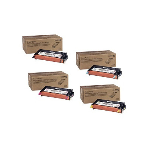 Xerox 6280 High Yield Toner Cartridge Set