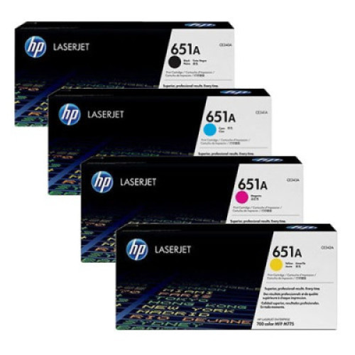HP 651A Toner Cartridge Set