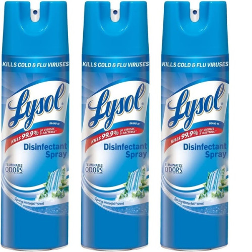 LYSOL Brand Disinfectant Spray, Spring Waterfall Scent, 19 oz Aerosol