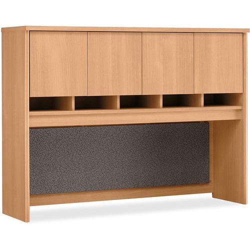 Bush Business Furniture Series C60W Hutch 4 Door in Light Oak (WC60362)