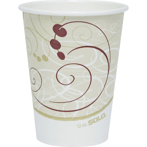 Solo Cup Single-sided Poly Hot Cups (412SMJ8000CT)