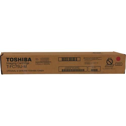 Toshiba Original Toner Cartridge - Magenta (TFC75UM)