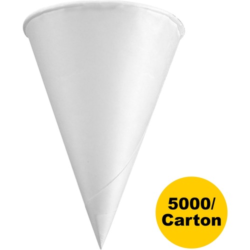 Konie Rolled Rim Paper Cone Cups (45KRCT)